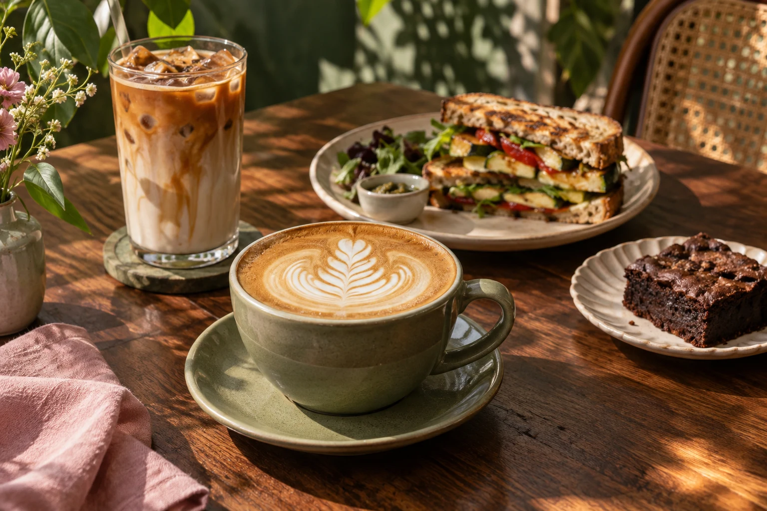 Illustrative coffee and café food photograph